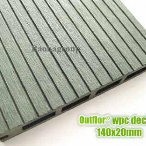 Sàn gỗ nhựa WPC ngoài trời tấm rỗng OBM120-19B